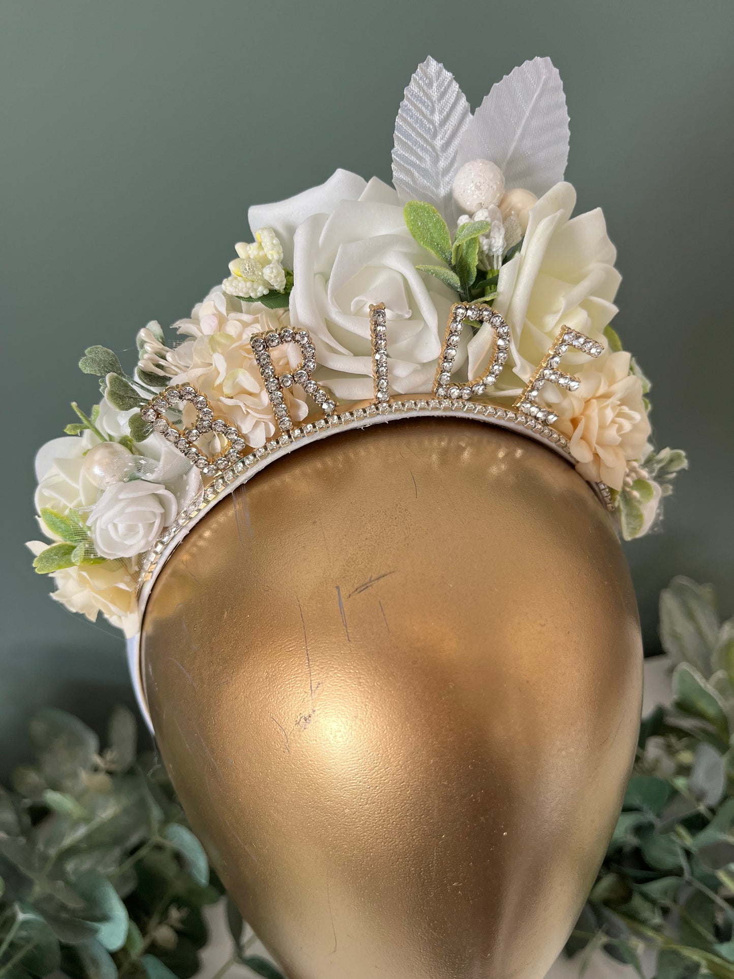 Floral Bride Headband