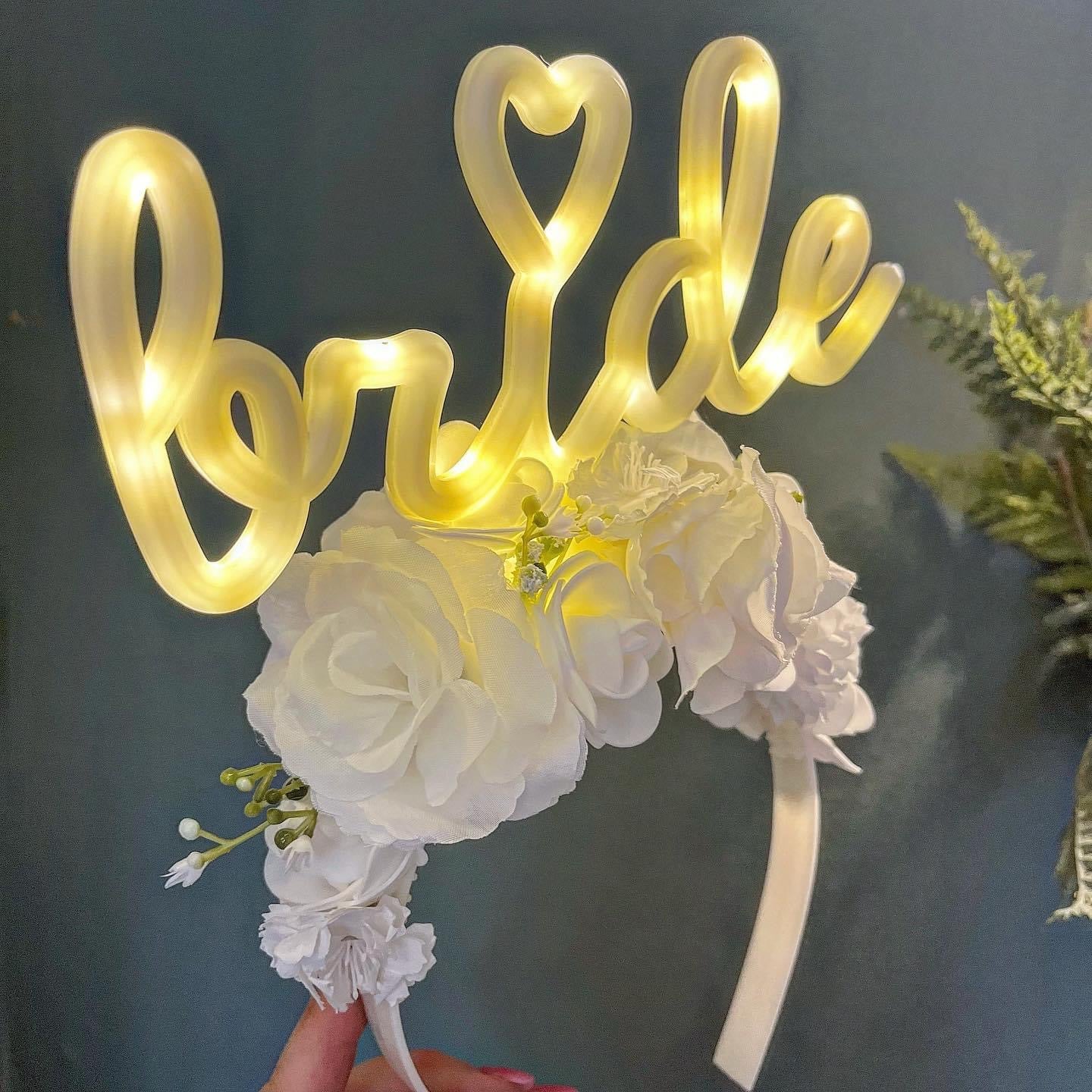 Light Up Bride Headband