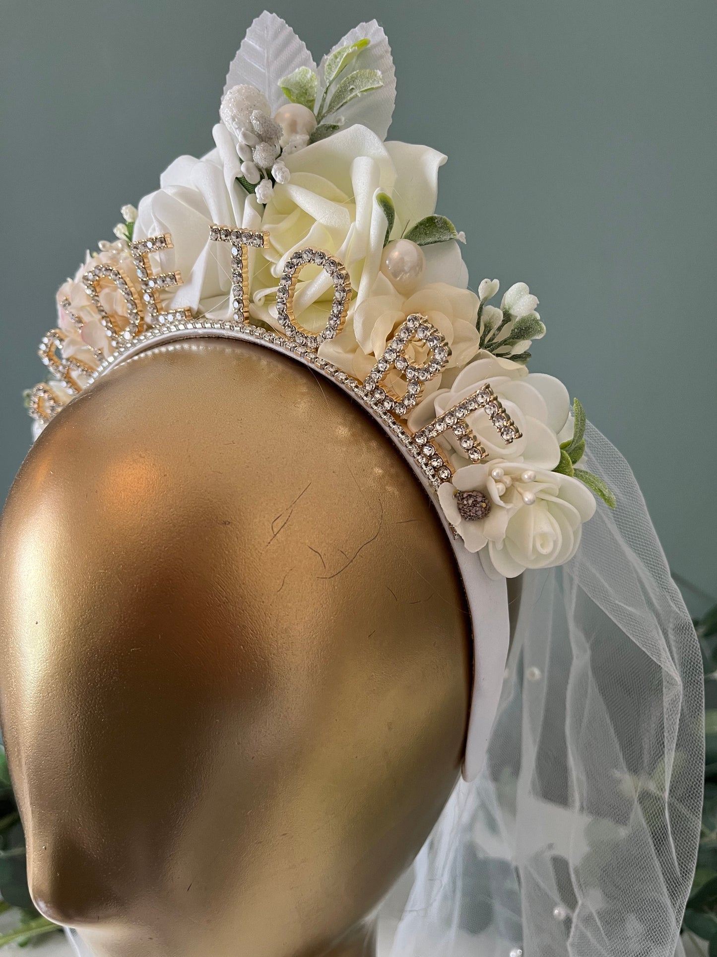 Bride To Be Headband with/without Veil