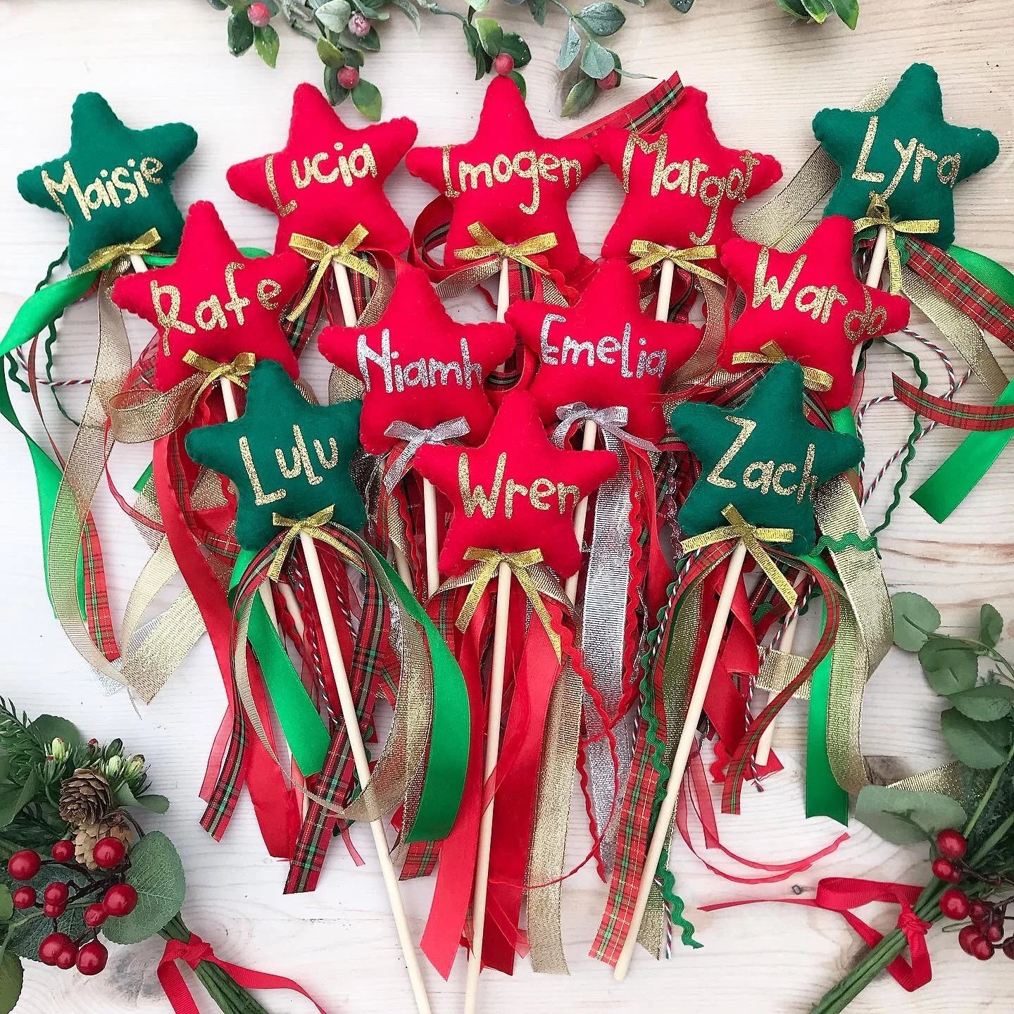 Christmas Star Wands