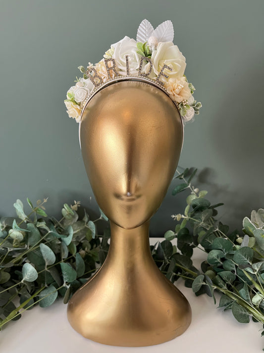 Floral Bride Headband