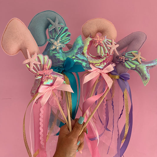 Mermaid Birthday Wands