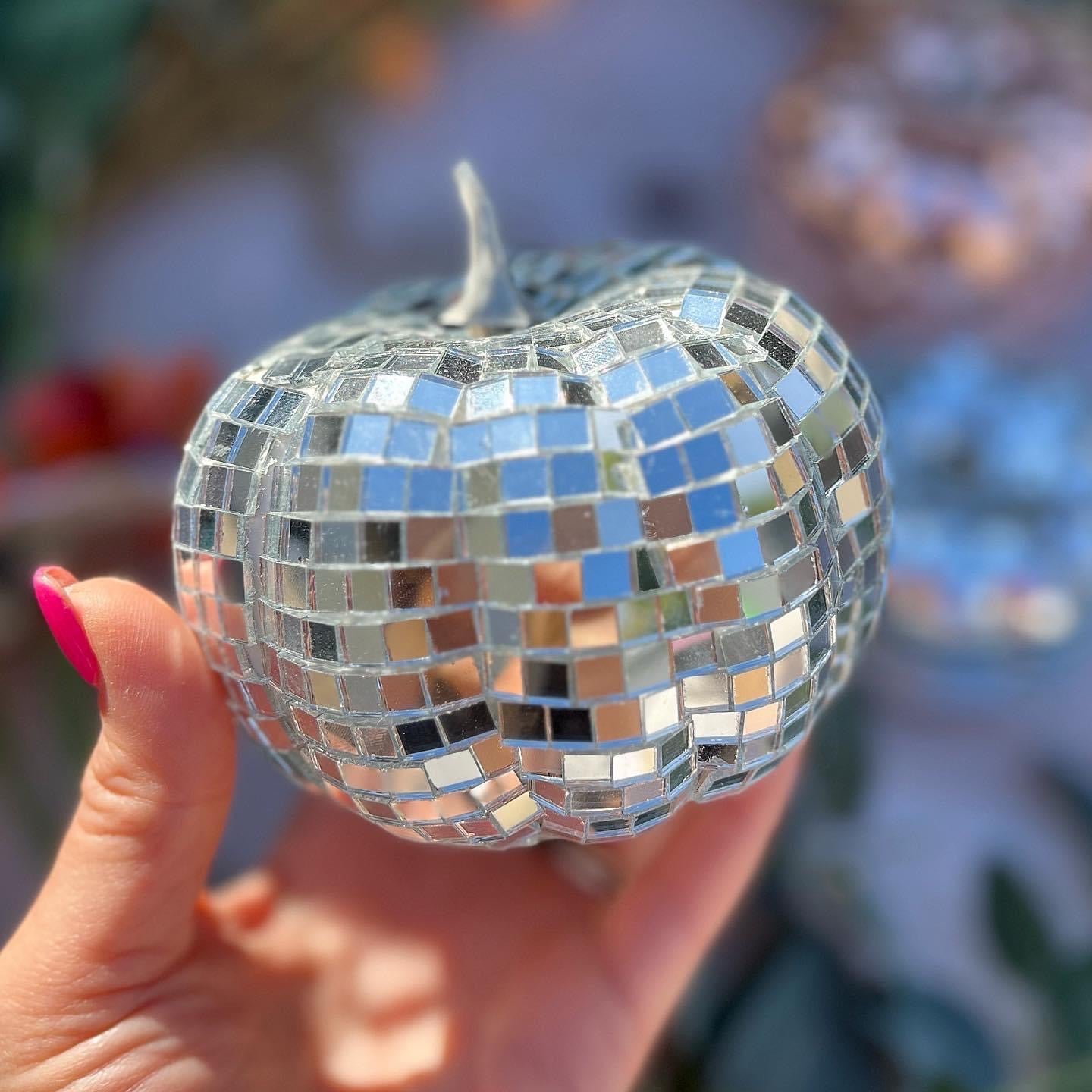 Pumpkin Disco Ball