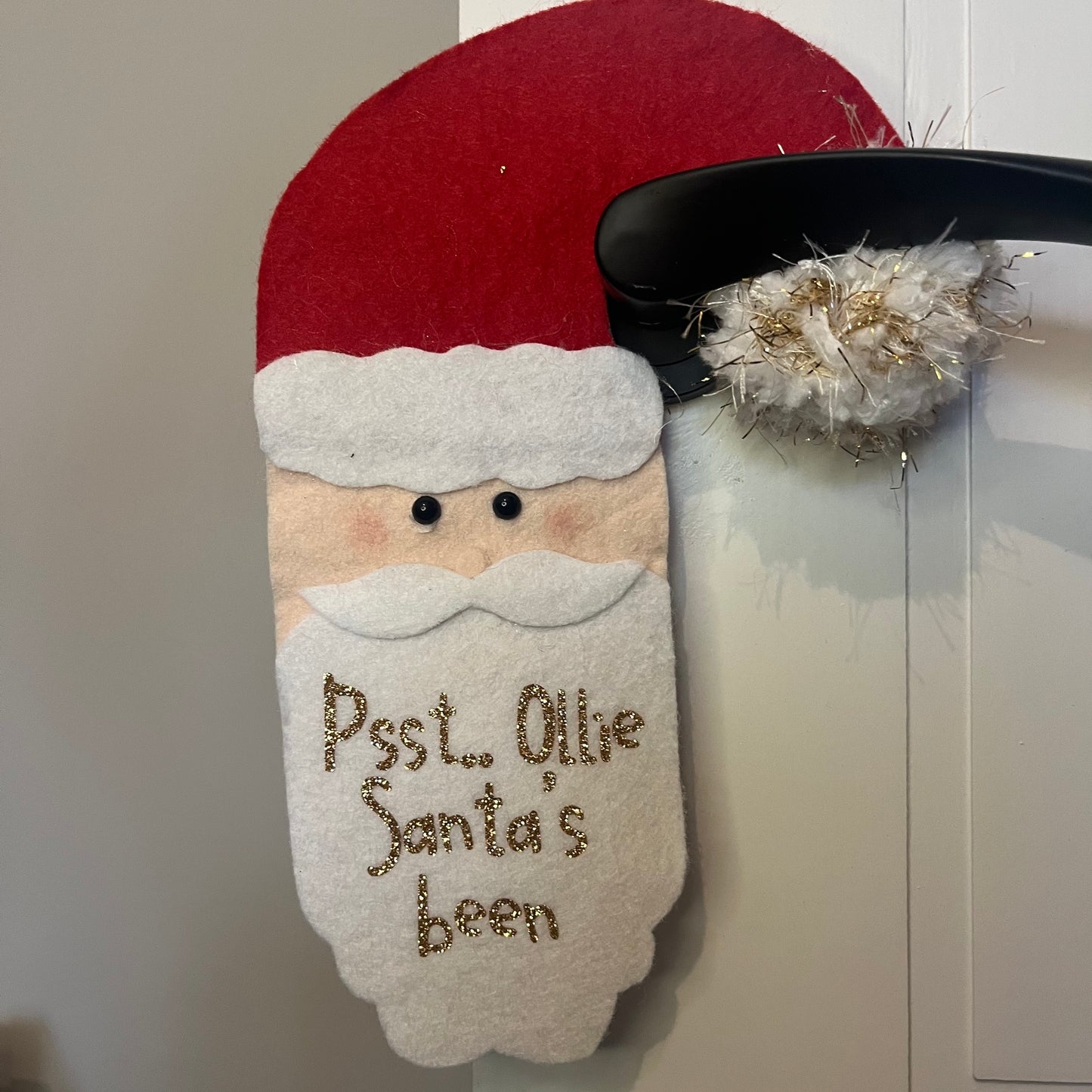 Reversible Santa Stop Door Hanger