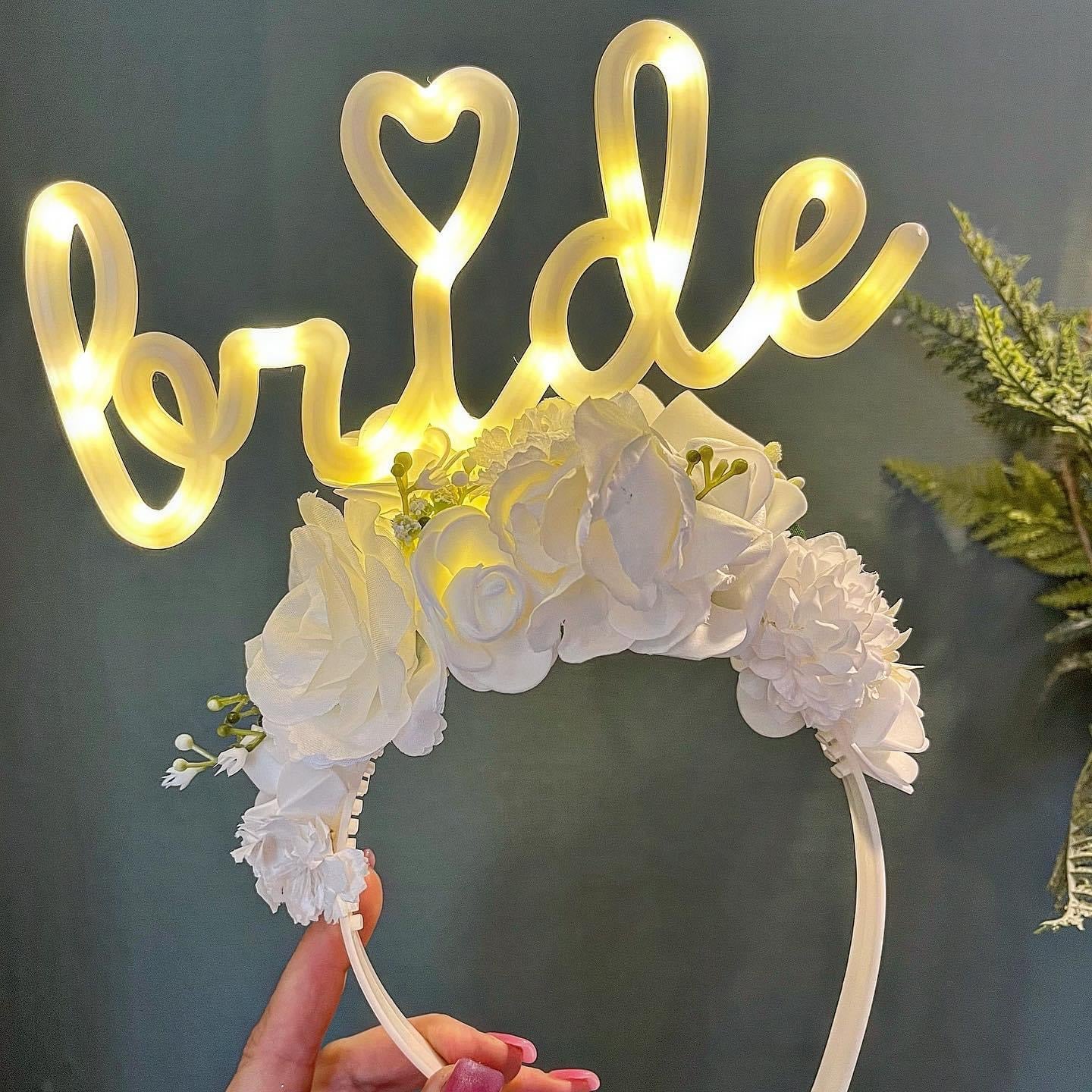Light Up Bride Headband