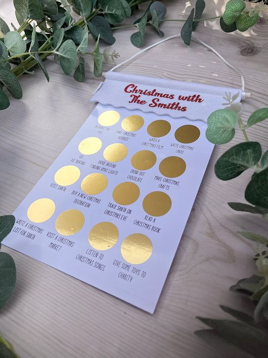 Fabric Magnetic Frame and Scratch Poster