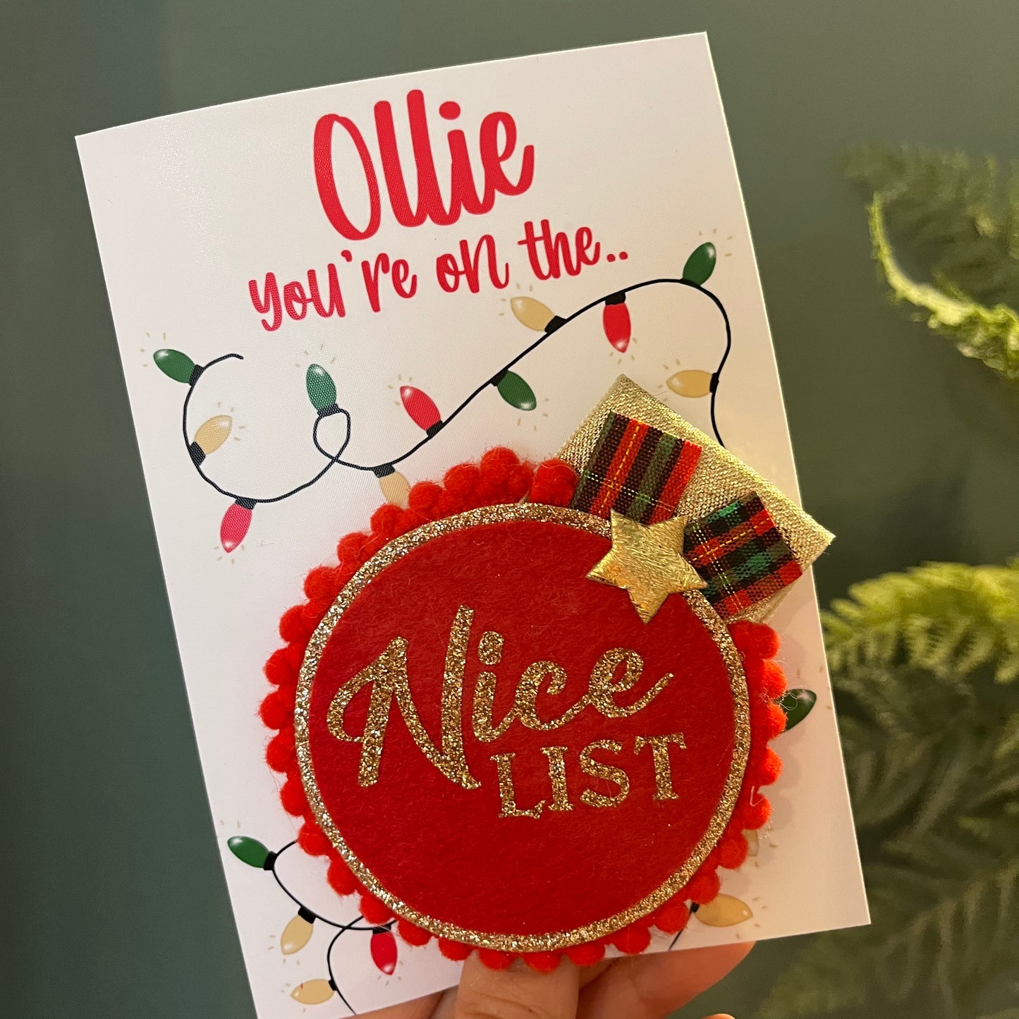 Nice List Badge & Card
