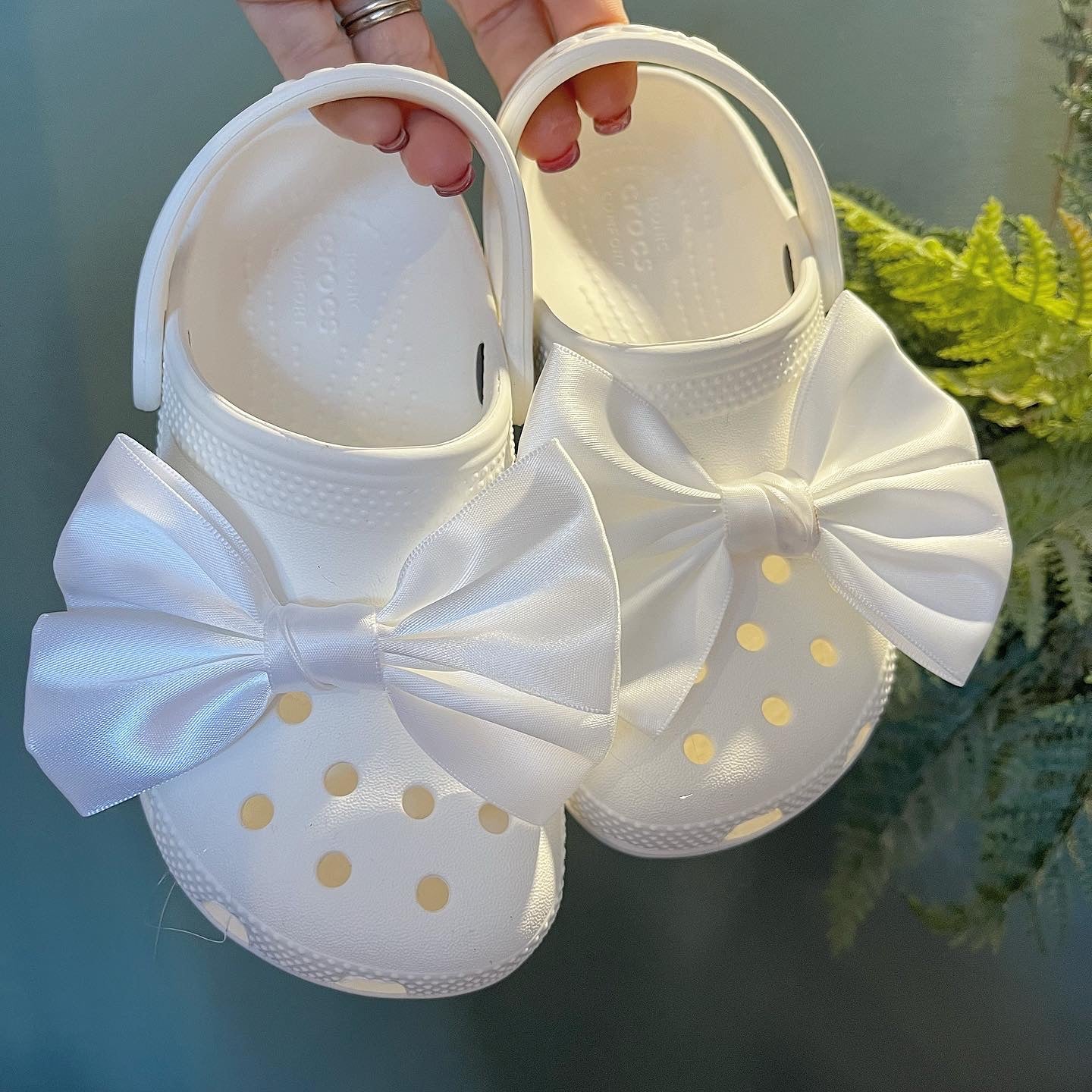 White Bows for shoes