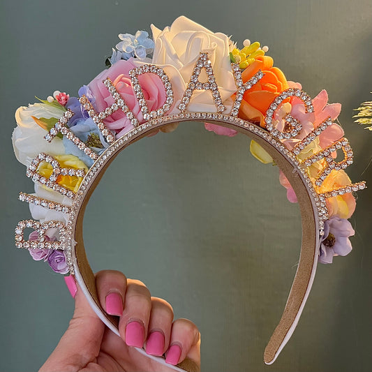 Floral Birthday Headband