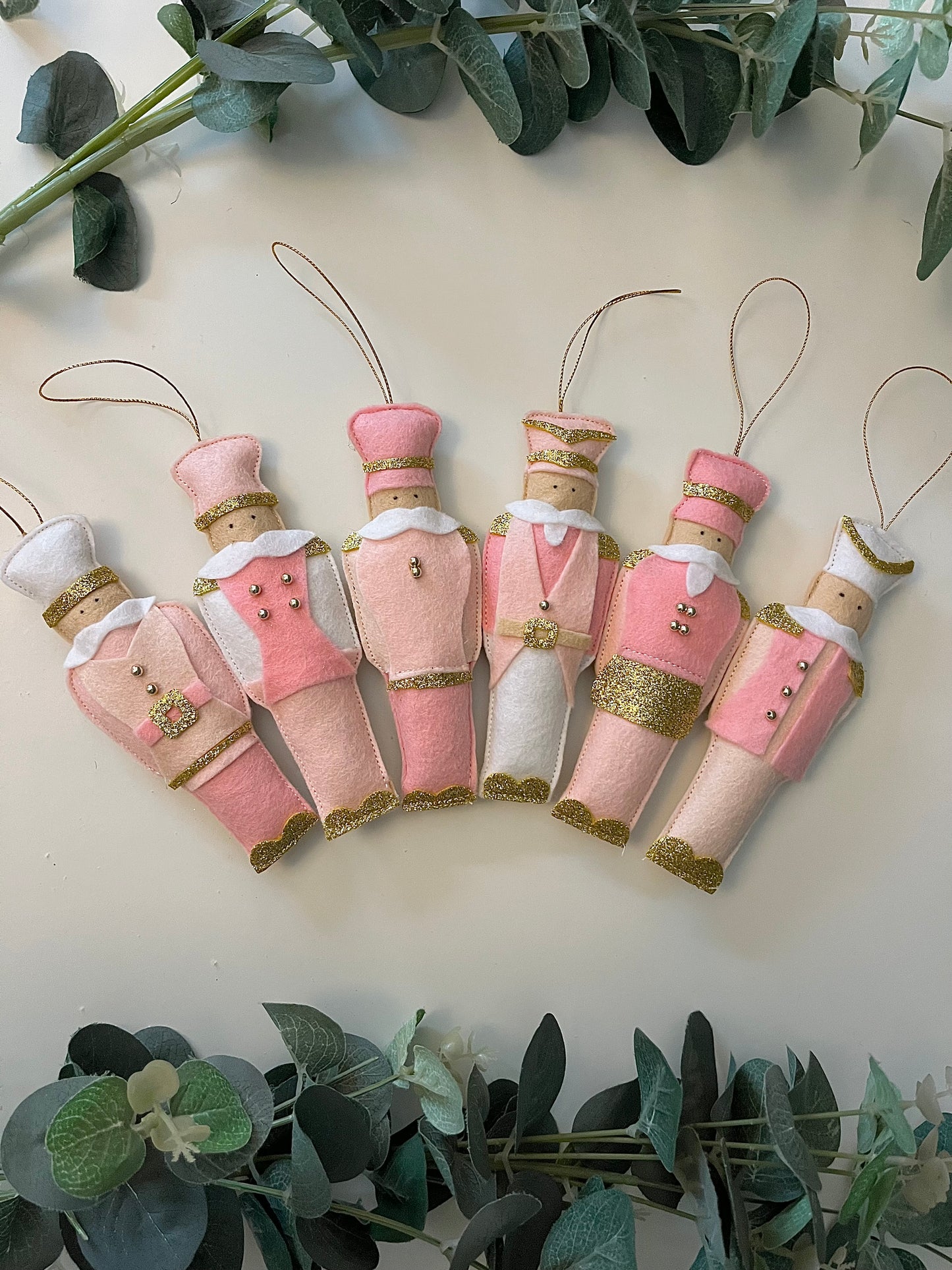 Pink Nutcracker Christmas Tree Decoration