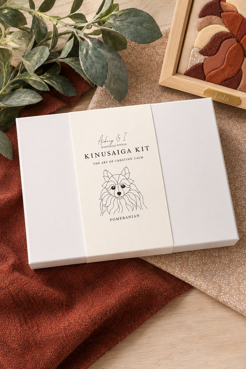 Pomeranian DIY Kinusaiga Kit