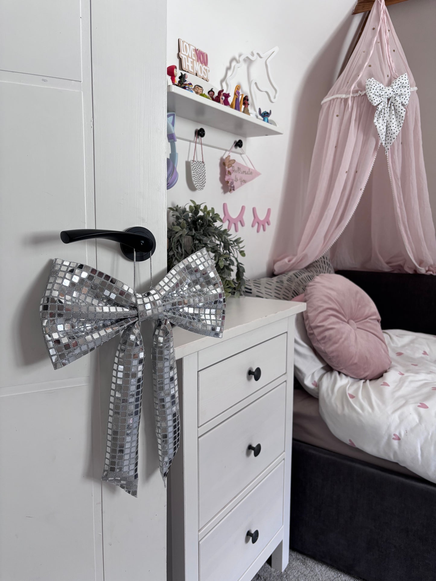 Large Disco Ball Bows