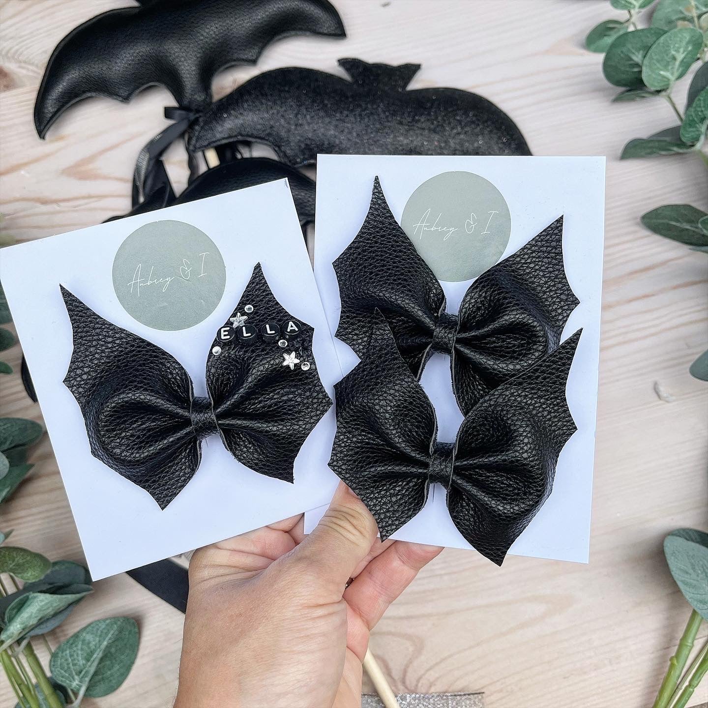 Bat Hair Clips