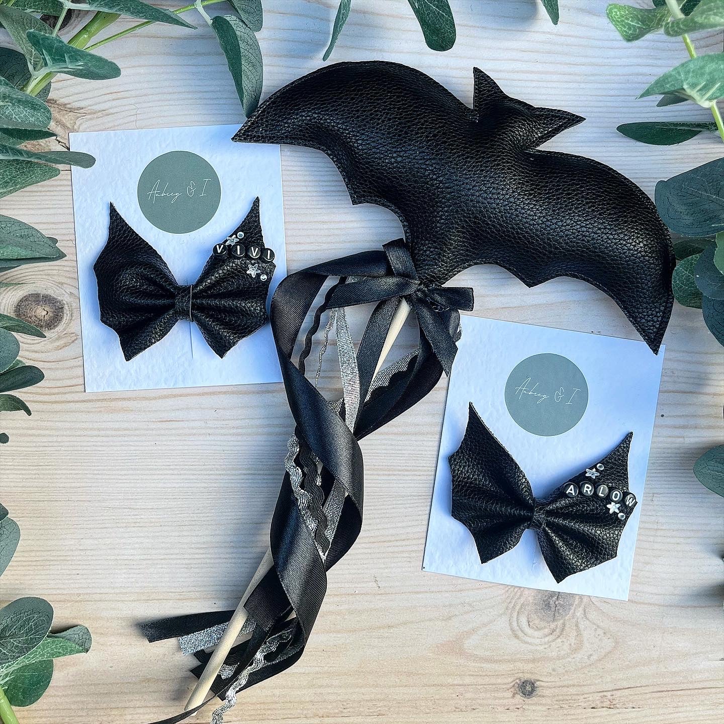 Bat Hair Clips