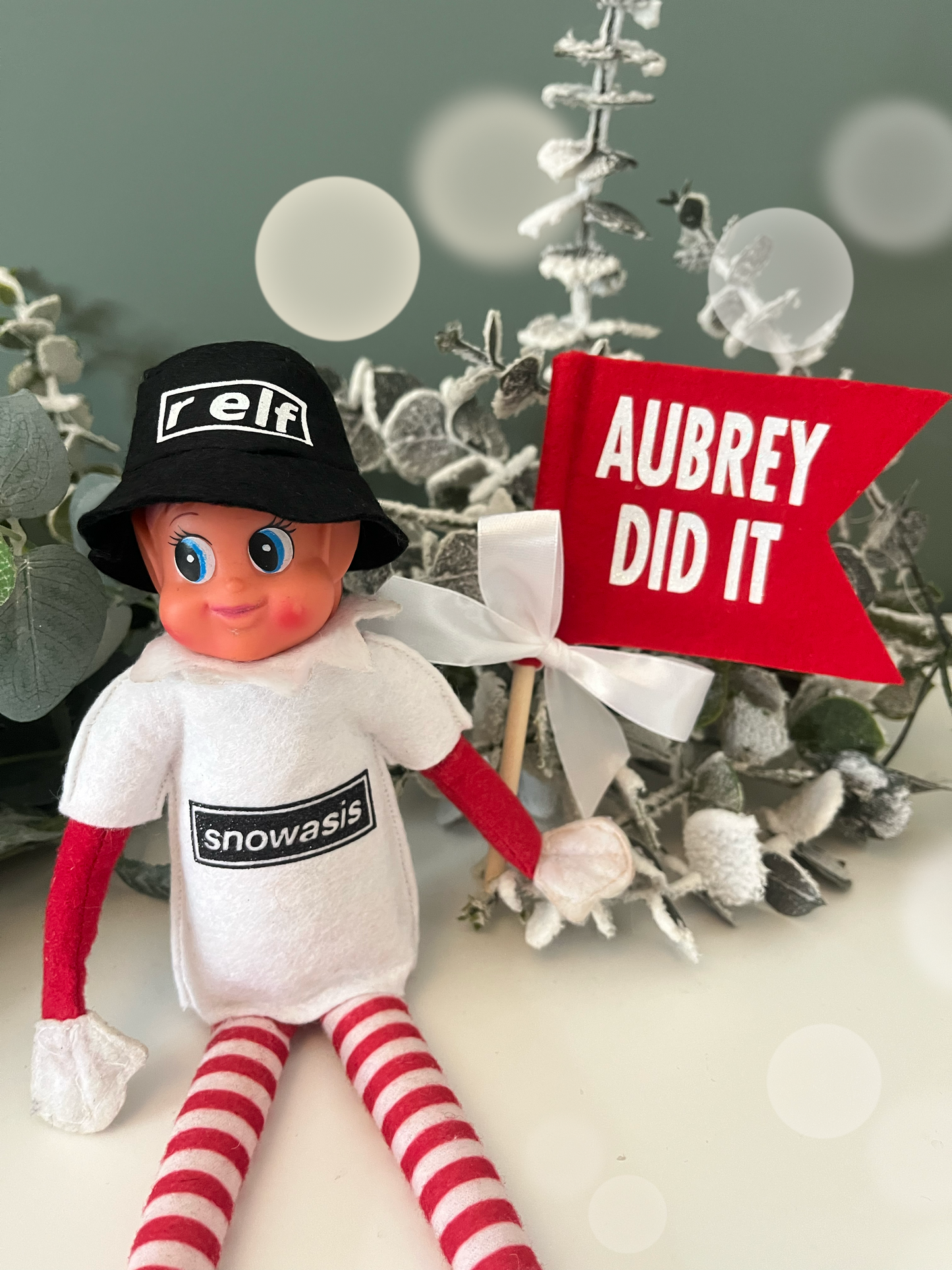 Personalised Elf Flag