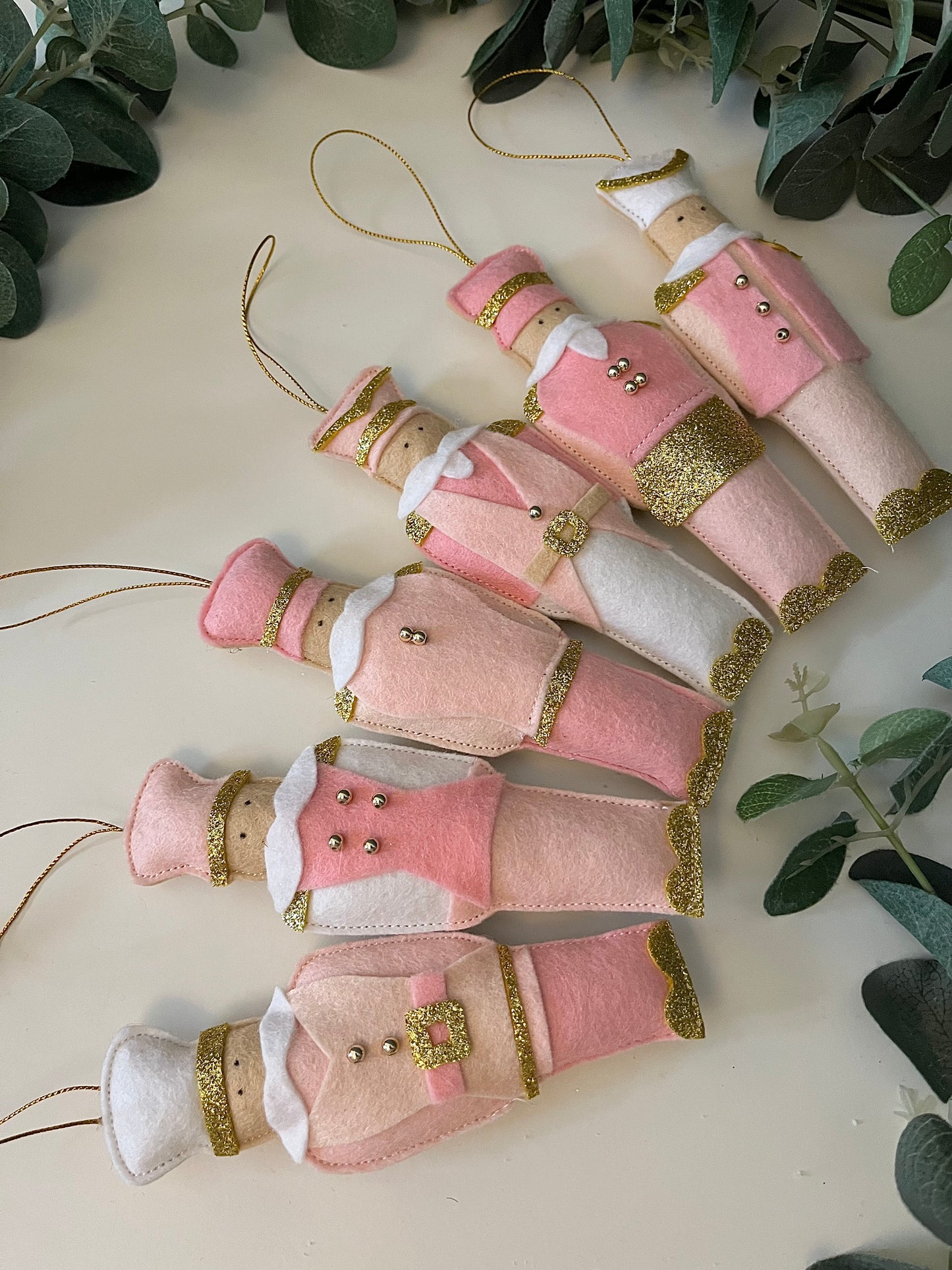 Pink Nutcracker Christmas Tree Decoration