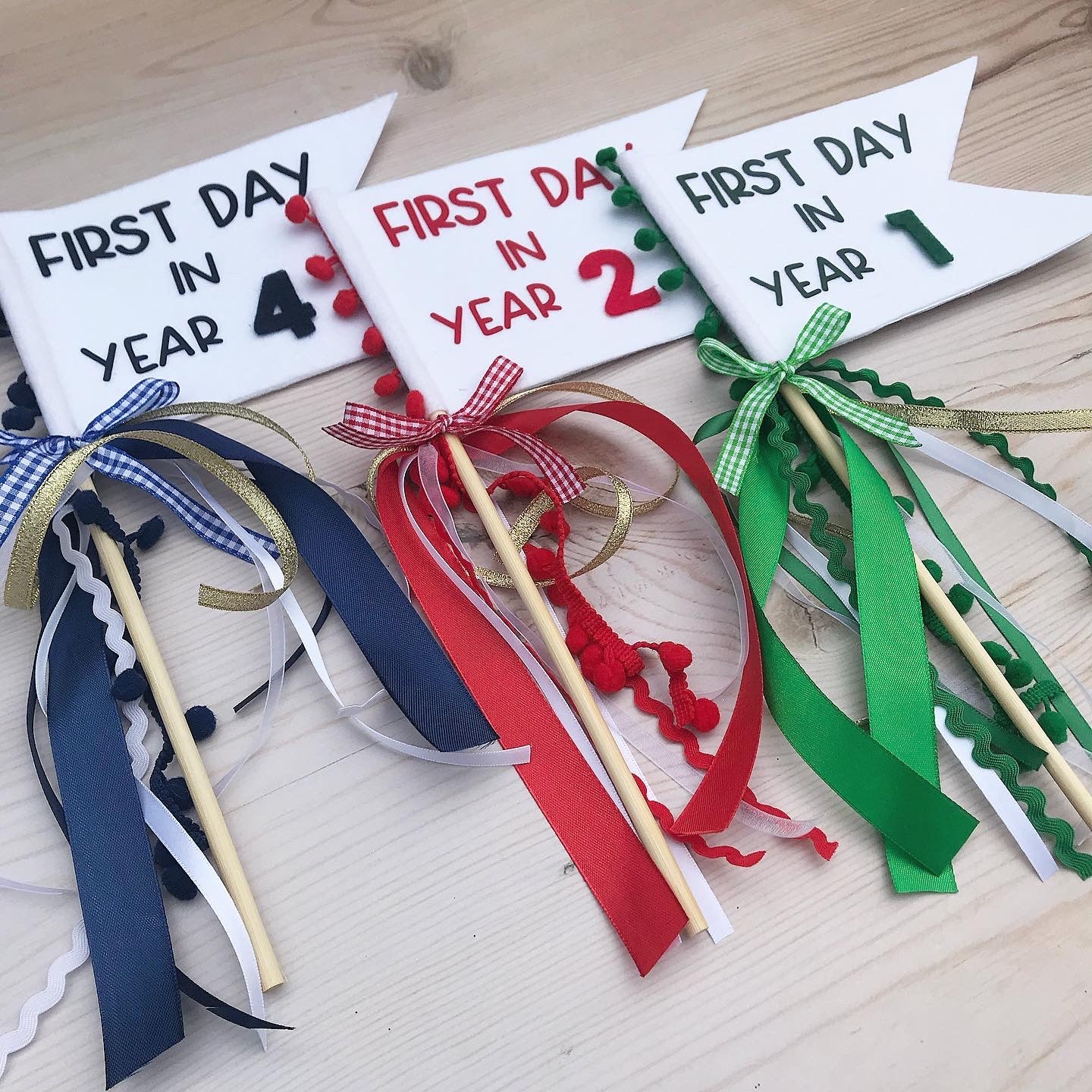 NEW** Reversible First Day and Last Day Flags