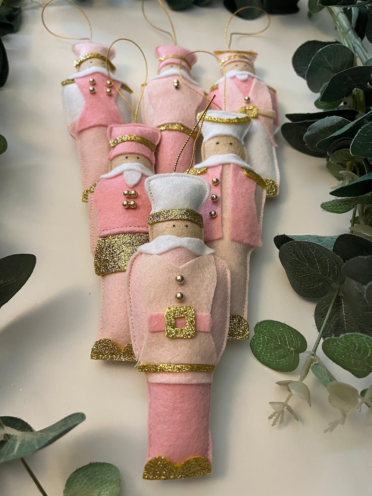Pink Nutcracker Christmas Tree Decoration