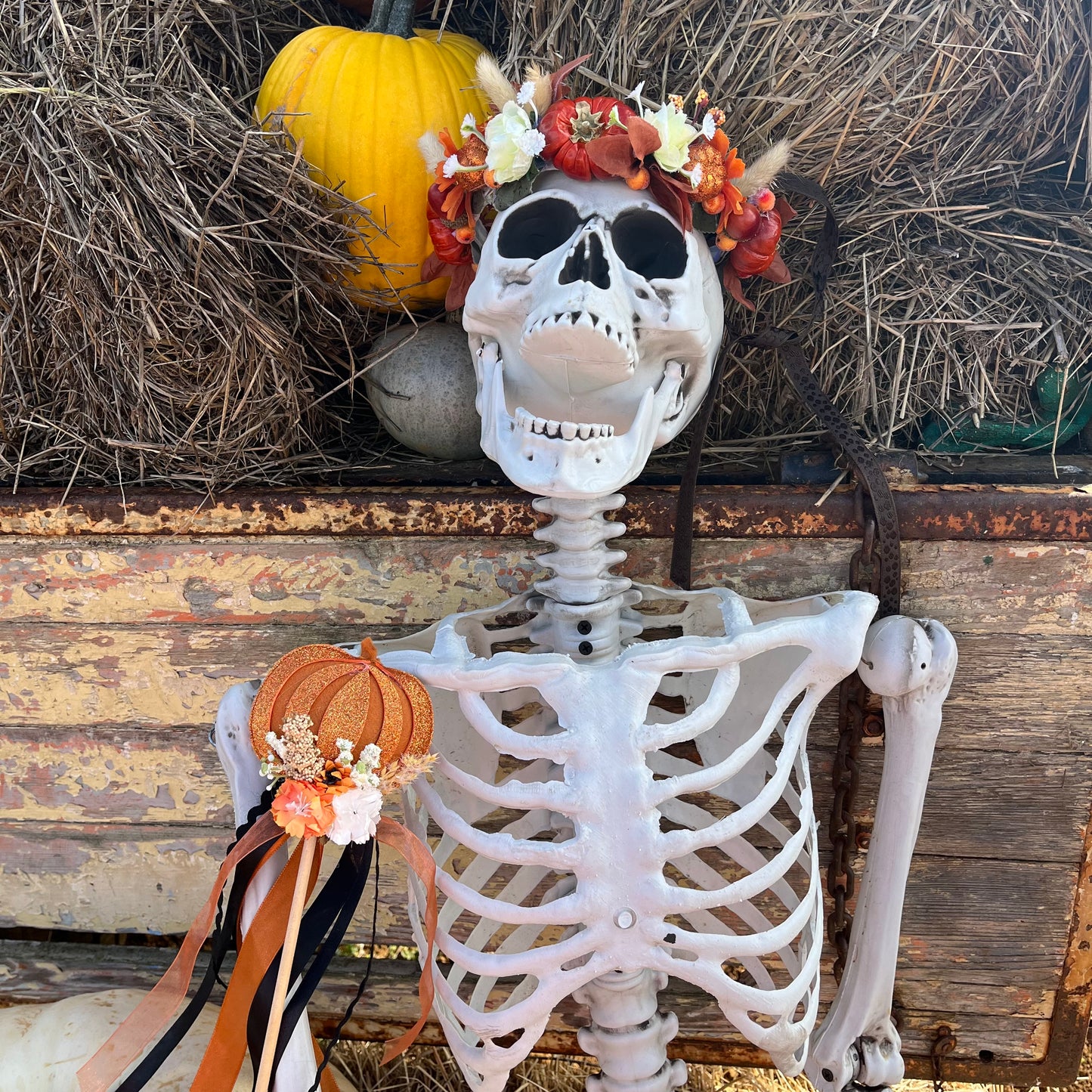 Halloween Floral Pumpkins