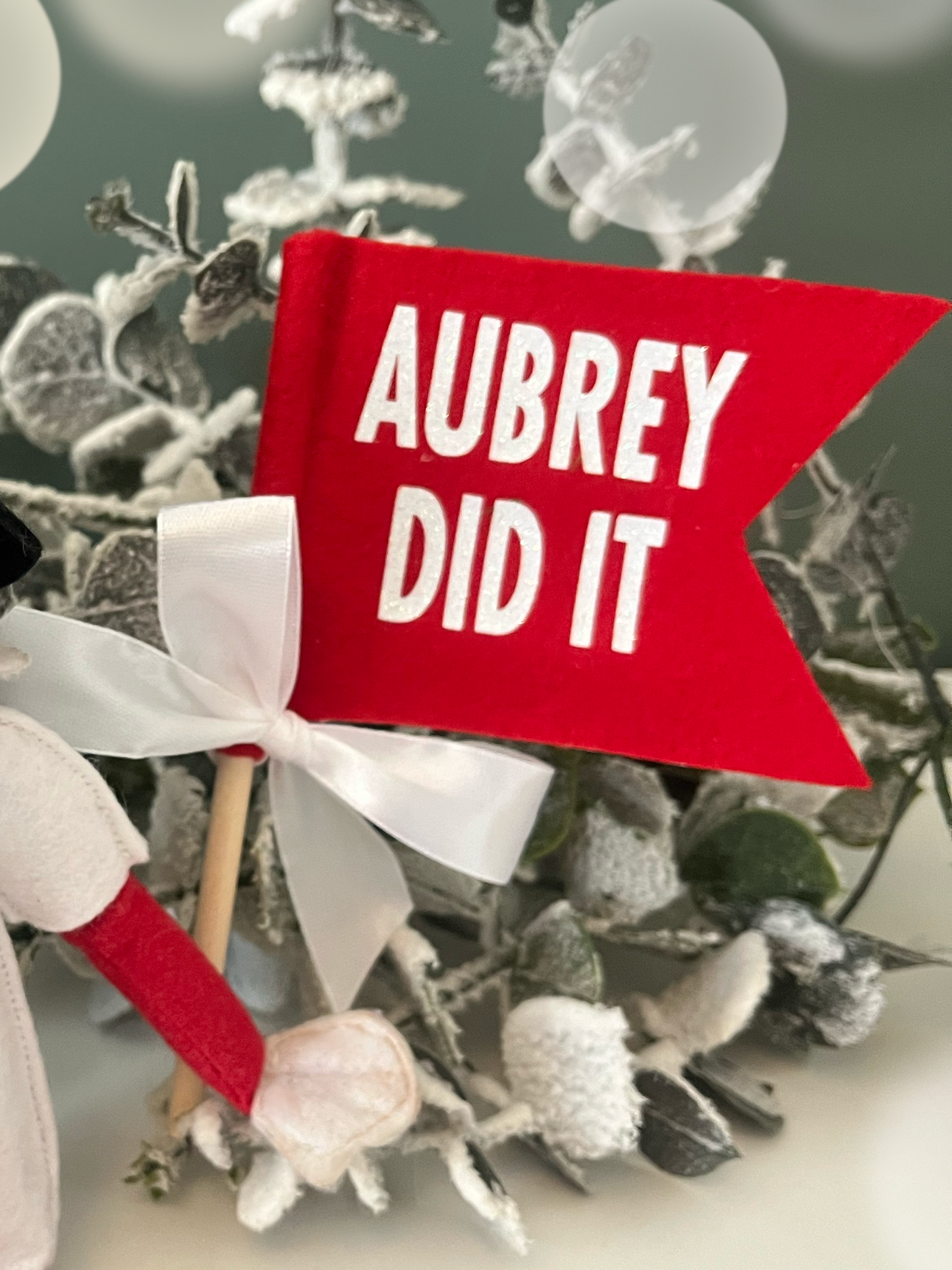 Personalised Elf Flag