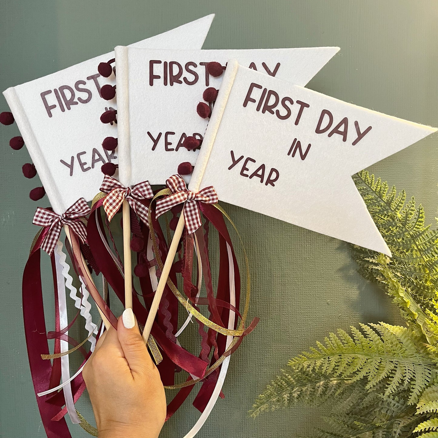 NEW** Reversible First Day and Last Day Flags