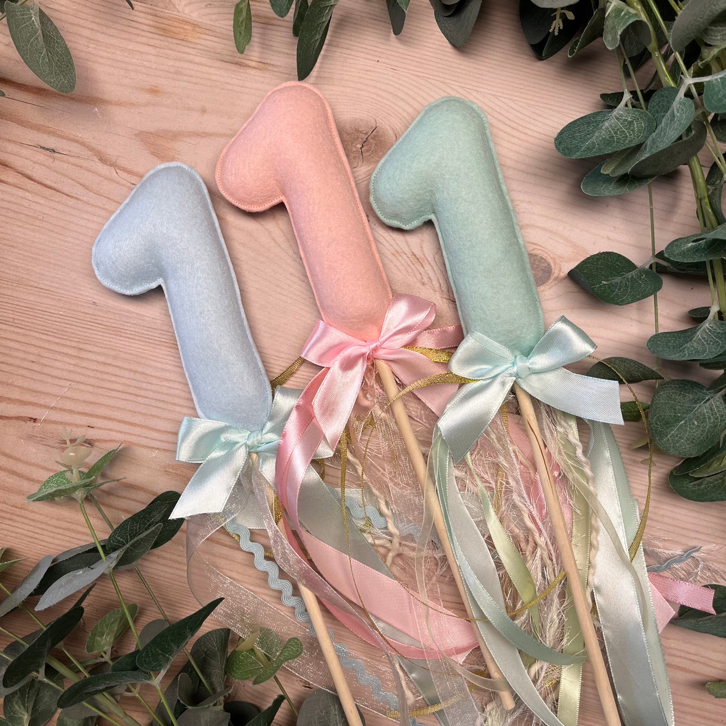 Felt Number Birthday Wand