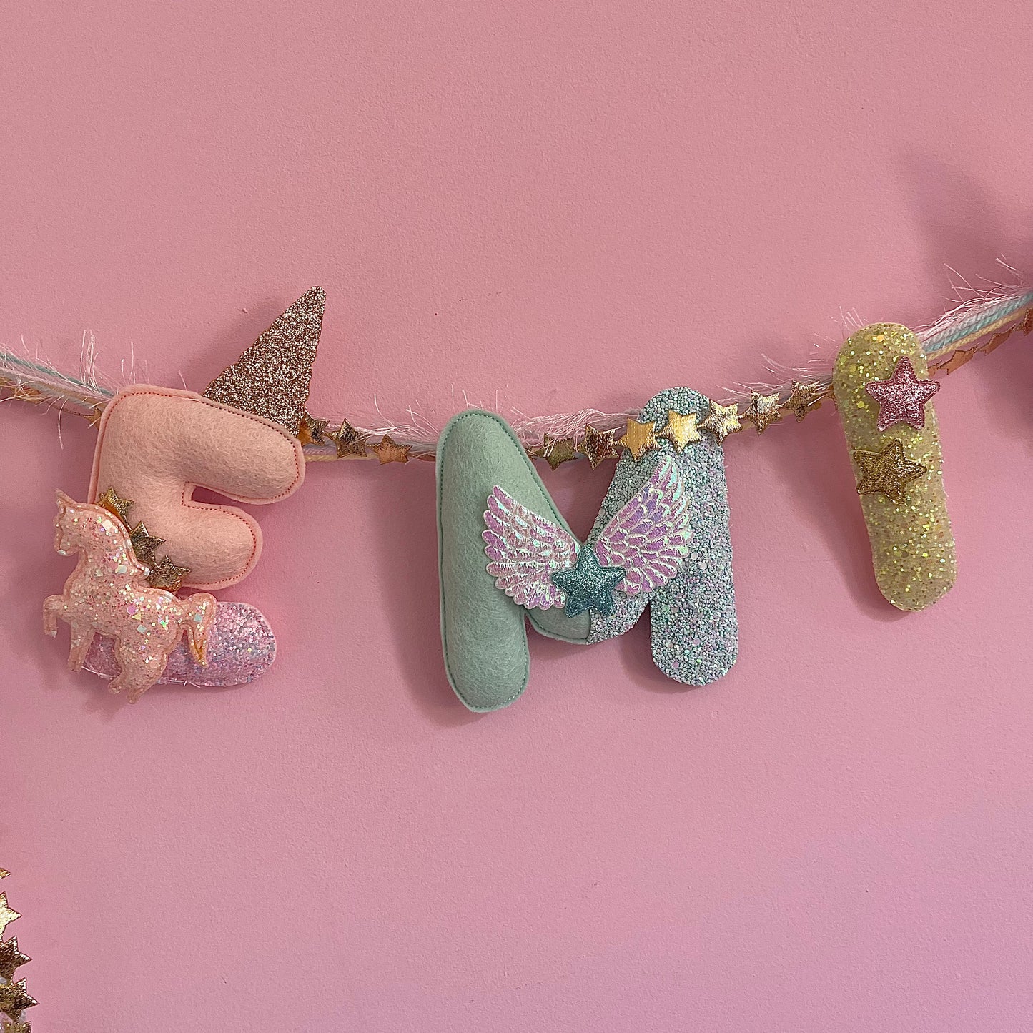 Personalised Unicorn Garland