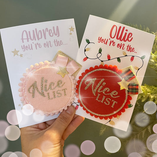 Nice List Badge & Card