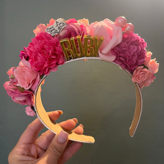 Personalised Floral Headband