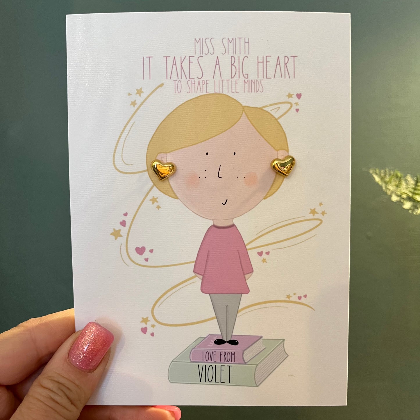 Teacher Earring Gift Card