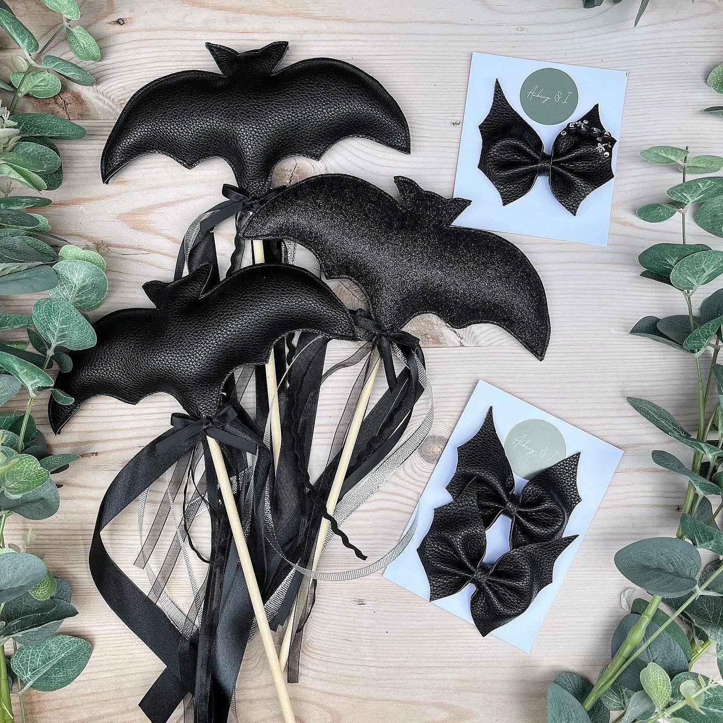 Bat Hair Clips