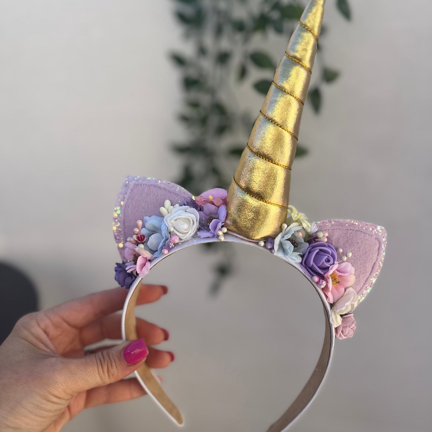 Unicorn floral Headband