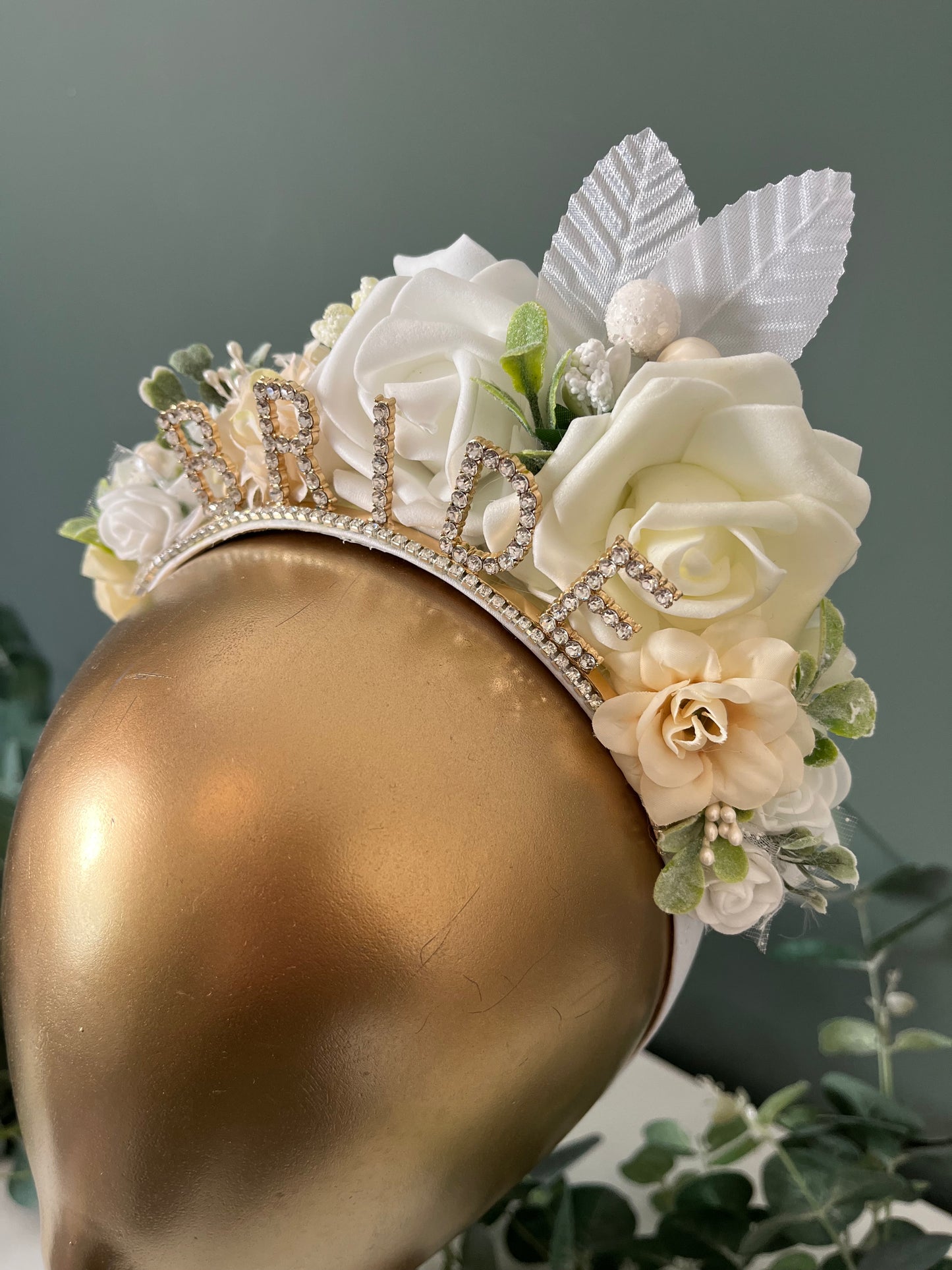 Floral Bride Headband
