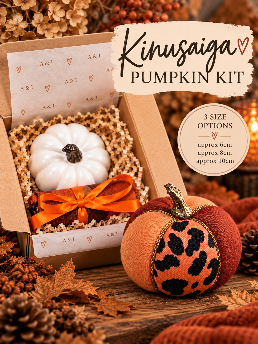 Kinusaiga Pumpkin Craft Kit