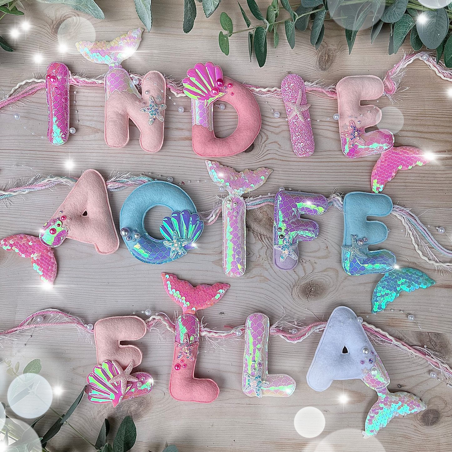 Personalised Mermaid Garland