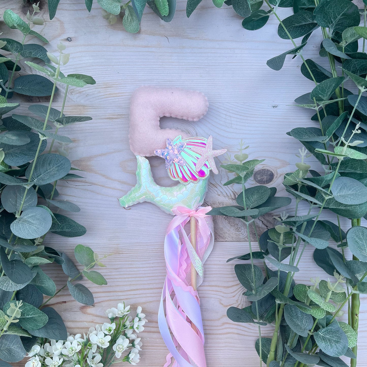 Mermaid Birthday Wand lo o