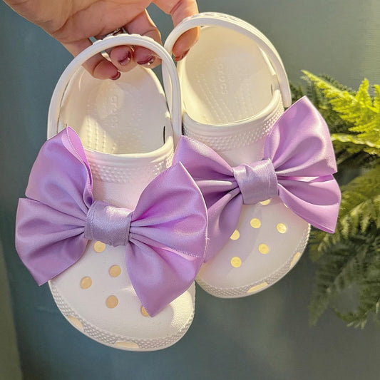 Purple Shoe Bows